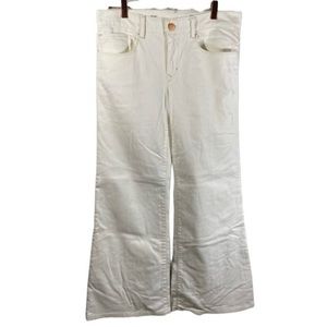 GAP 1969 White High Rise Trouser Wide Leg 29 / 8
